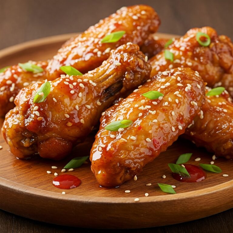 Alitas de Pollo en Salsa Agridulce Casera: Un Festín de Sabores Contrastantes