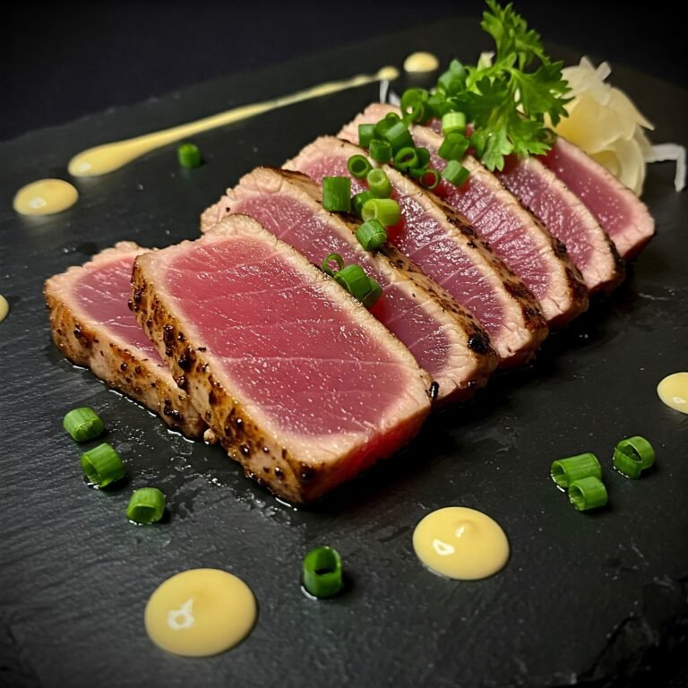 Tataki de Atún: Delicadeza Japonesa en tu Mesa
