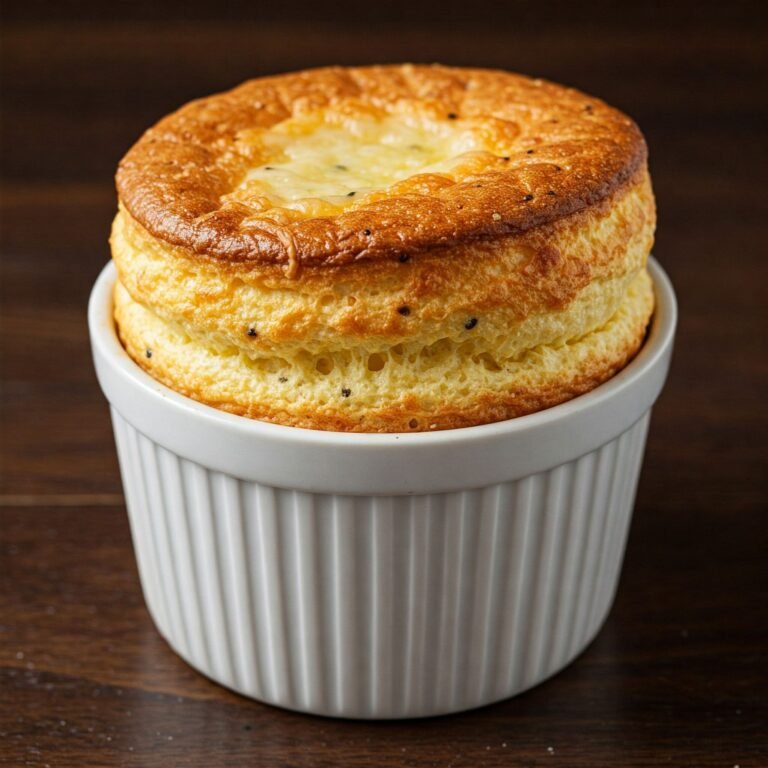 Soufflé de Queso y Pimiento: Un Clásico Francés con un Toque Español