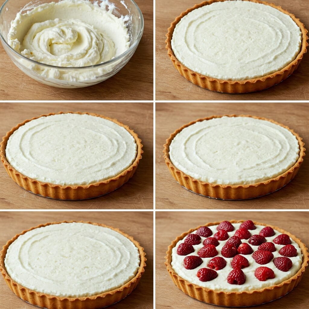 Montaje de la Tarta de Ricotta